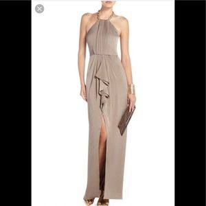 BCBG Milania chain halter dress size 4